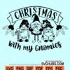 Christmas with my gnomies svg
