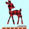 Deer christmas svg