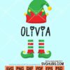 Elf hat olivia svg