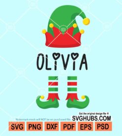 Elf hat olivia svg