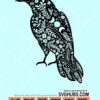 Floral Raven svg