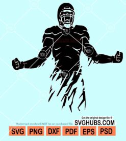 Football player svg