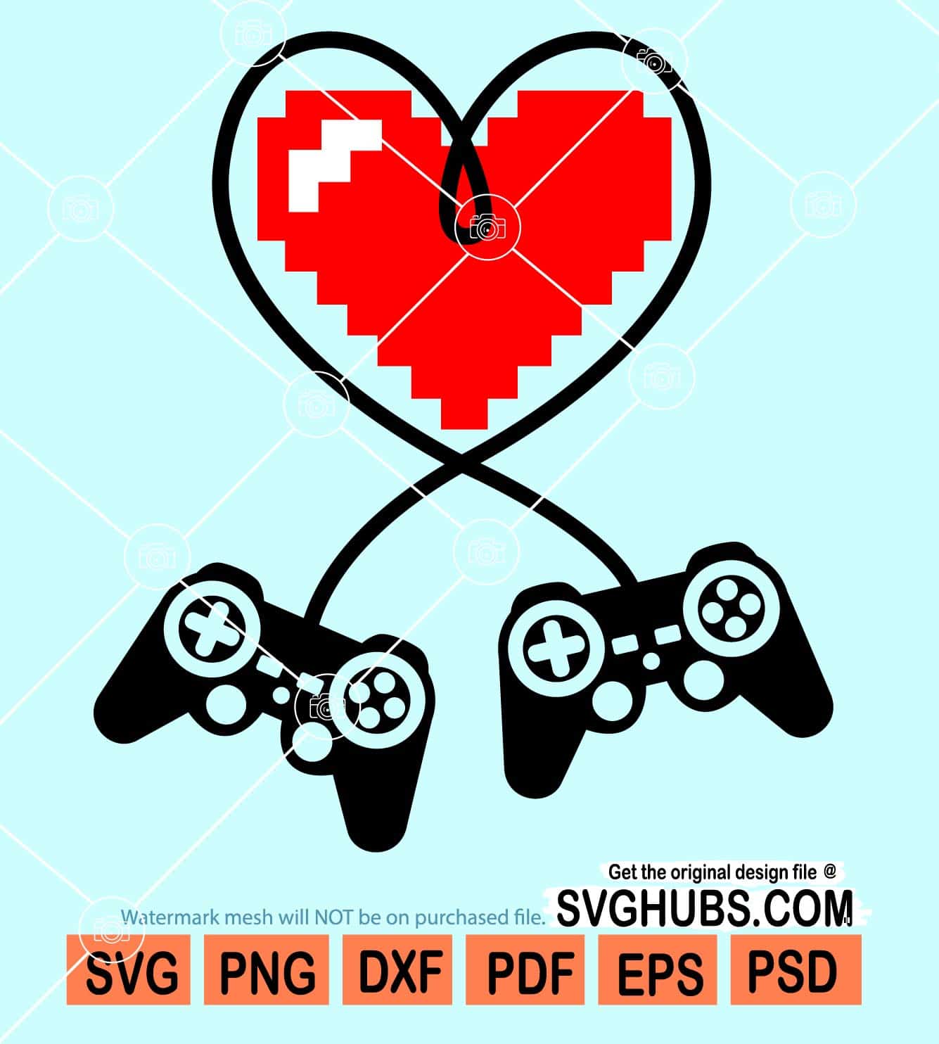 Game heart svg