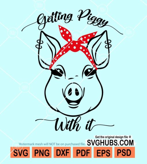 Getting piggy with it svg