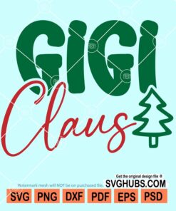 Gigi claus svg