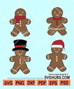 Gingerbread svg bundle