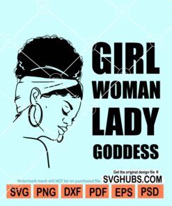 Girl woman lady goddess svg