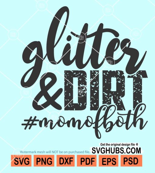 Glitter and dirt svg