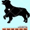 Golden retriever svg