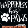 Happiness has paws svg
