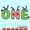 Happy birthday baby one year svg