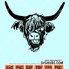 Highland cow svg