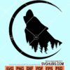 Howling wolf svg