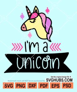 I'm a unicorn svg