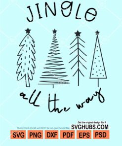 Jingle all the way svg