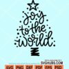 Joy to the world svg