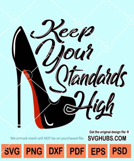 Keep your standards high SVG