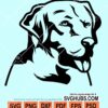 Labrador retriever svg