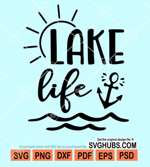 Lake life svg