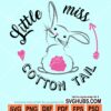 Little miss cotton tail svg