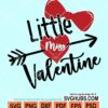 Little miss valentine svg