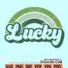 Lucky retro rainbow svg