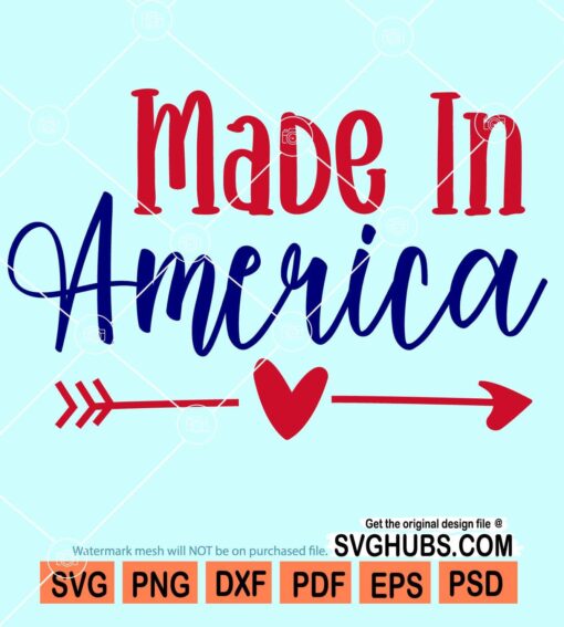 Made in america svg