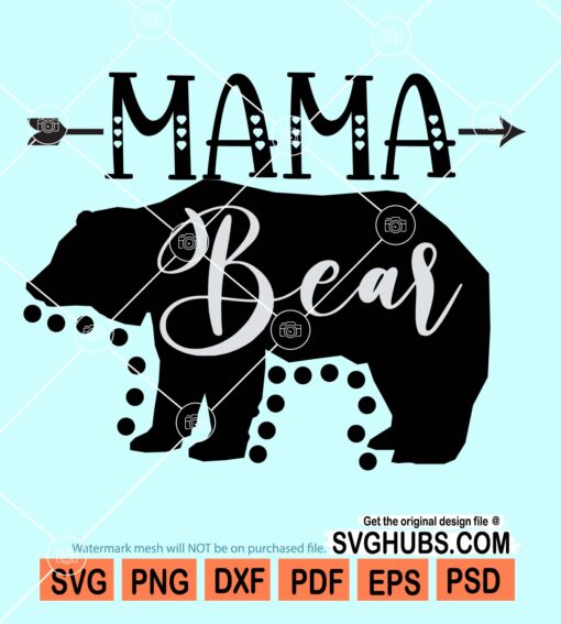 Mama bear svg