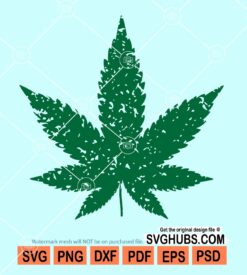 Marijuana leaf svg