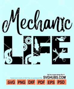 Mechanic life svg