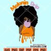 Melanin Drip afro woman SVG