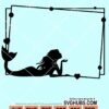 Mermaid rectangle frame svg