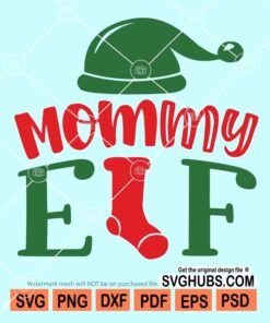 Mommy elf svg