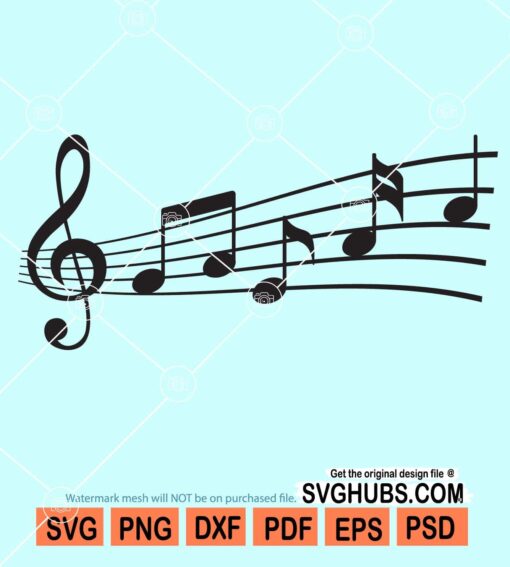 Musical notes svg