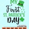 My first st. patrick's day svg