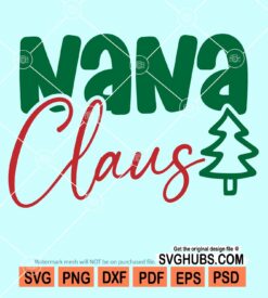 Nana claus svg