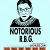 Notorious RBG SVG
