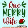 One merry wife SVG