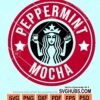 Peppermint Mocha SVG