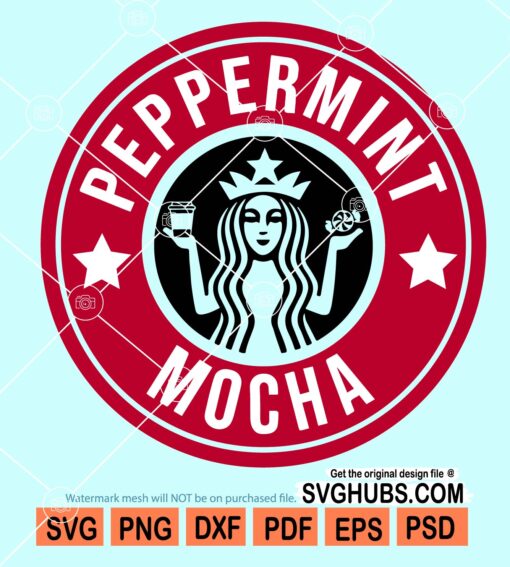 Peppermint Mocha SVG