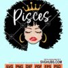 Pisces queen svg