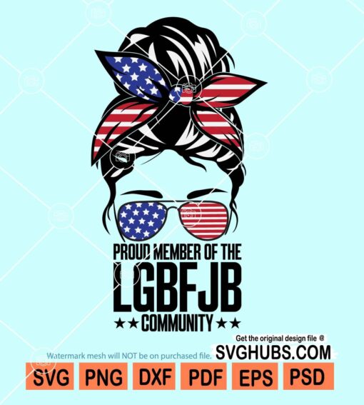 Proud member of the LGBFJB community svg