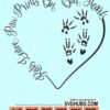 Rats leave paw prints on our hearts svg