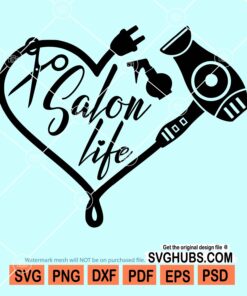 Salon life svg
