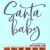 Santa baby svg