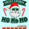 Santa's favorite ho ho ho svg