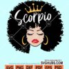 Scorpio queen svg
