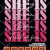 She is strong svg