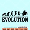 Sports Biker Evolution SVG
