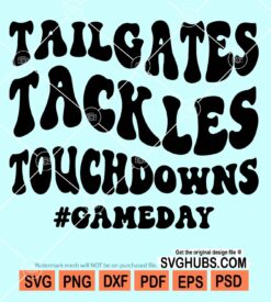 Tailgates tackles touchdowns svg